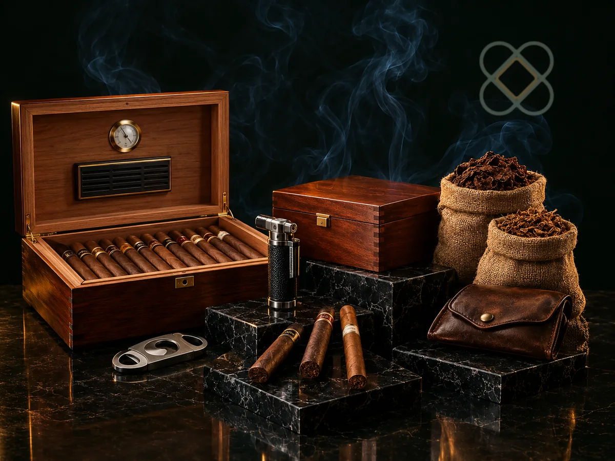 Cigars and tobacco selection at Puff & Stuff, Lakeland