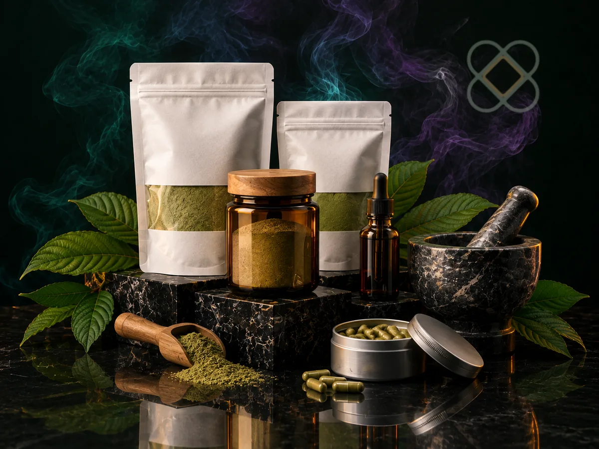 Kratom powder, capsules, seltzers and extracts at Puff & Stuff, Lakeland